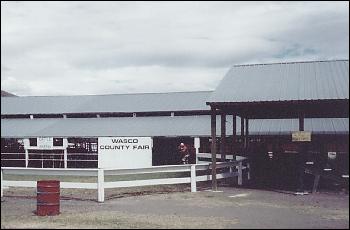Picture of animal barns.